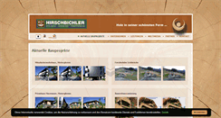 Desktop Screenshot of hirschbichler.at